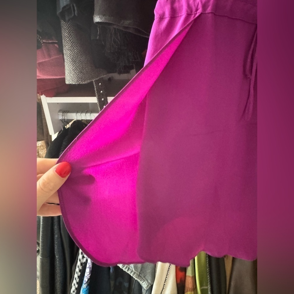 Rory Beca- PURPLE Maurit Silk Sleeveless Drawstring Mini Dress - Picture 4 of 9